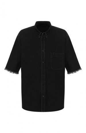 Джинсовая рубашка Balenciaga. Цвет: черный
