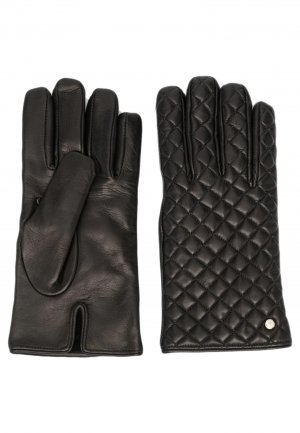 Перчатки EMPORIO ARMANI. Цвет: черный