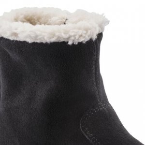 Замшевые ботинки Lille – детские , цвет Suede/Fleece/Black/Natural Birkenstock