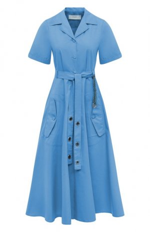Хлопковое платье Beatrice .b. Цвет: голубой