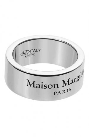 Серебряное кольцо Maison Margiela. Цвет: серебряный