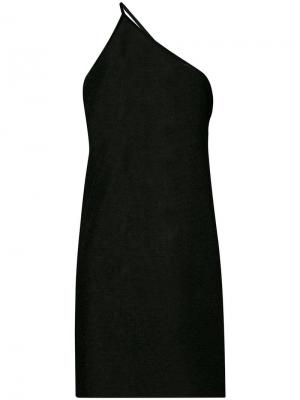 Платье мини на одно плечо Kacey Devlin. Цвет: черный