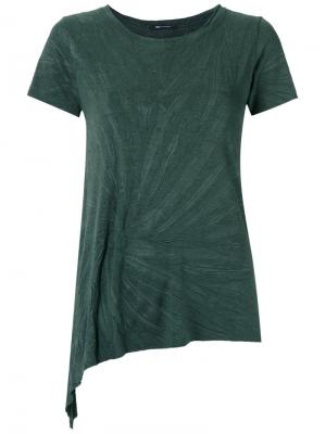 Asymmetric T-shirt Uma | Raquel Davidowicz. Цвет: зелёный