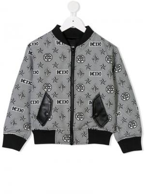 Куртка-бомбер лимитированная коллекция KTZ. Цвет: черный