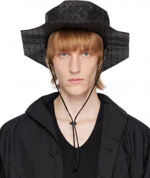 Черная структурированная шляпа Bao Issey Miyake