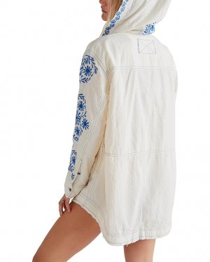 Худи Lagos Embroidered Hoodie, цвет Ivory Combo Free People