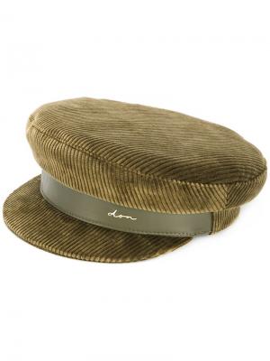 Шляпа с козырьком Don Paris. Цвет: зеленый