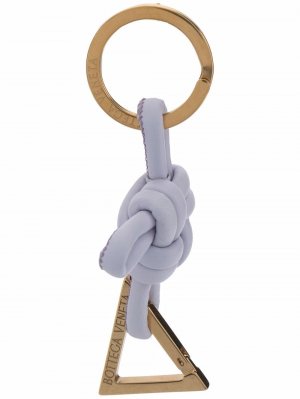 Charm-detail twisted key ring Bottega Veneta. Цвет: фиолетовый