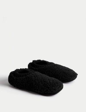 Флисовые носки-тапочки , черный Marks & Spencer