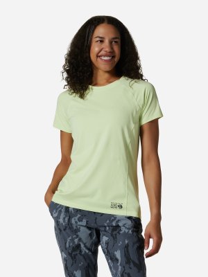 Футболка женская Crater Lake Short Sleeve, Зеленый Mountain Hardwear. Цвет: зеленый