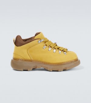 Кожаные походные ботинки , желтый Burberry