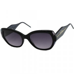 Солнцезащитные очки , серый, черный Enni Marco. Цвет: серый/черный