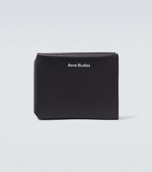 Кожаный кошелек с логотипом , черный Acne Studios