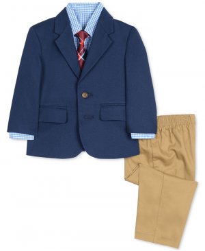 Куртка, рубашка, брюки и Набор галстуков для маленьких мальчиков 4 шт. , синий Nautica