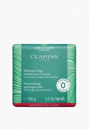 Твердый шампунь Clarins для всех типов волос, 100 г. Цвет: прозрачный