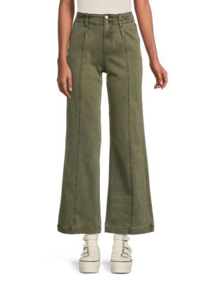 Джинсы Brooklyn с высокой посадкой и широкими штанинами , цвет Vintage Ivy Green Paige