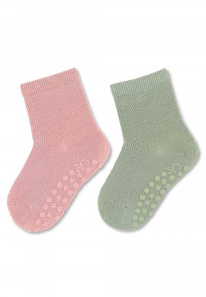Носки , пастельно-зеленый/темно-розовый STERNTALER
