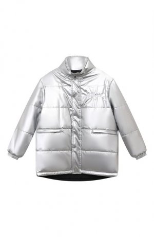 Утепленная куртка Versace. Цвет: серебряный