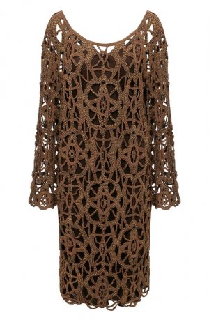 Платье Ralph Lauren. Цвет: коричневый