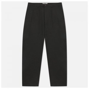 Мужские брюки Double Pleat Herringbone Cotton серый , Размер 32 Universal Works. Цвет: серый