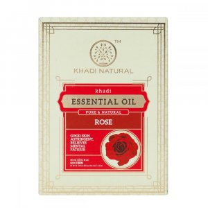 Эфирное масло Розы (15 мл), Essential Oil Rose, Khadi Natural