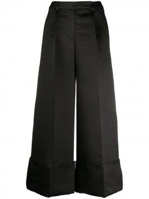 Укороченные брюки широкого кроя Simone Rocha. Цвет: черный