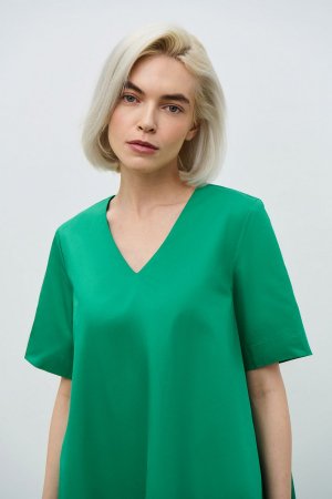 Платье BAON. Цвет: зеленый
