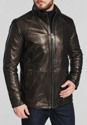 Куртка кожаная Mondial MP002XM0YJCM. Цвет: коричневый
