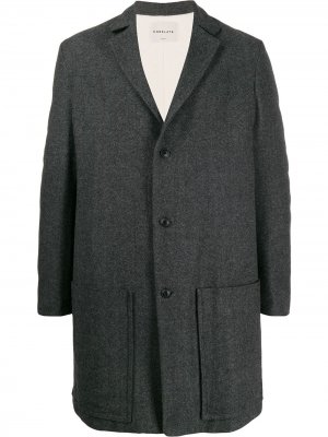 Пальто на пуговицах Corelate. Цвет: серый