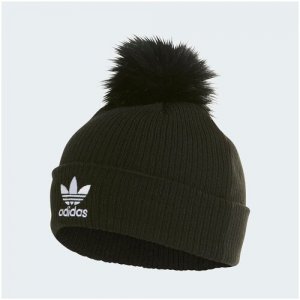 Шапка Adidas W FUR POM BEANI BLACK Унисекс ED4723 OSFM. Цвет: черный