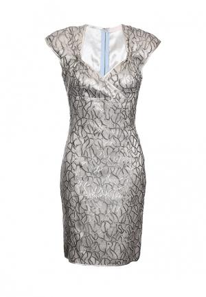 Платье Maria Rybalchenko. Цвет: серебряный
