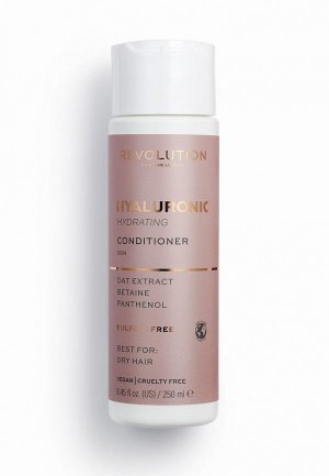 Кондиционер для волос Revolution Haircare Hyaluronic Acid Hydrating Conditioner for Dry Hair, 250 мл. Цвет: прозрачный