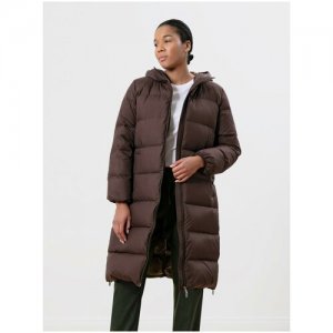 Пальто женское зимнее 1014450i60082, размер 50 Pompa. Цвет: коричневый