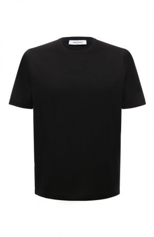 Хлопковая футболка Gran Sasso. Цвет: чёрный