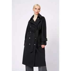 Пальто , размер 170-46-48, черный Electrastyle. Цвет: черный