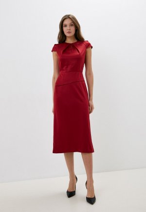 Платье Cavo. Цвет: бордовый