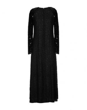 Длинное платье GAMBA. Цвет: черный