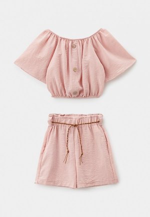 Блуза и шорты Dali. Цвет: розовый