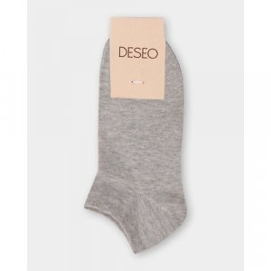 Женские носки , размер 38-40, серый Deseo. Цвет: серый/серый меланж