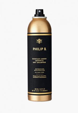 Сухой шампунь Philip B. Russian Amber Imperial Dry Shampoo, 260 мл. Цвет: прозрачный