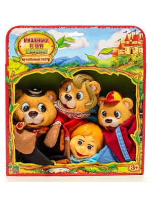 Кукольный театр машенька и три медведя YICK WAH. Цвет: красный