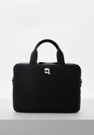 Чехол для ноутбука Karl Lagerfeld. Цвет: черный