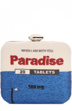 Клатч Paradise Le Carre Sarah’s Bag. Цвет: голубой