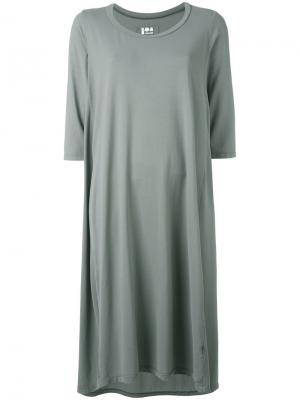 Платье шифт средней длины Labo Art. Цвет: серый