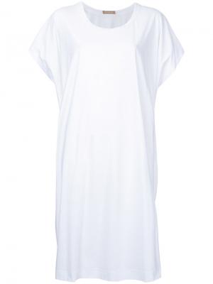 Платье-футболка Nehera. Цвет: белый
