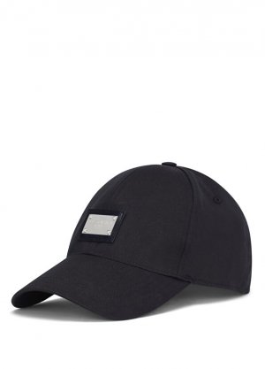 Черная мужская шляпа с логотипом Dolce&Gabbana