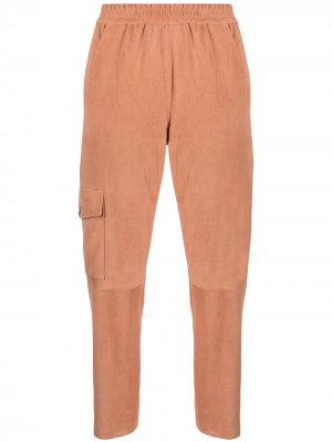 Зауженные брюки Drome. Цвет: оранжевый