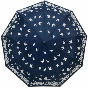 Смарт-зонт , синий Crystel Eden. Цвет: синий