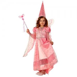 Детский карнавальный костюм Фея сказочная розовая Батик