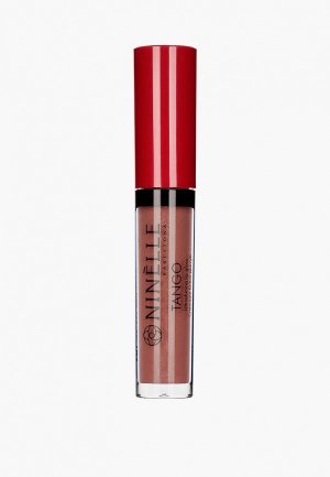 Блеск для губ Ninelle TANGO Ultrashining Lip Gloss, ультрасияние и объем, тон 718 кремовый кофе, 3 мл. Цвет: бежевый